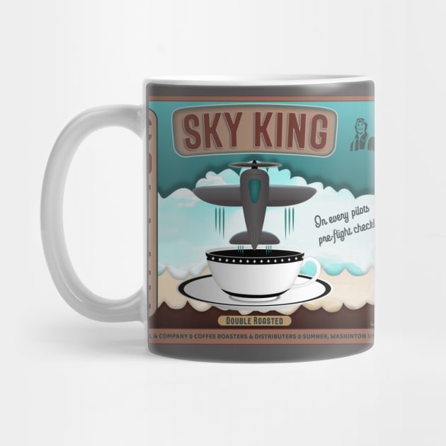 Sky King Coffee by SunGraphicsLab